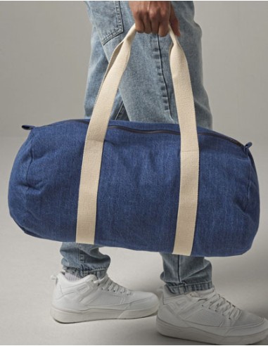 BAG-BG646-Denim Barrel Bag